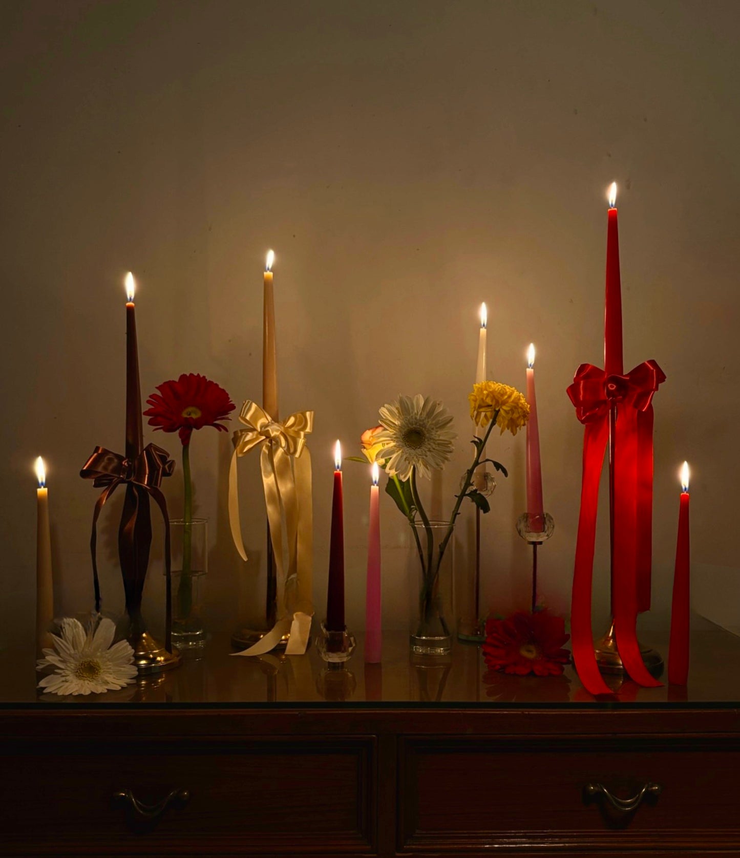 Dripless Taper Candles